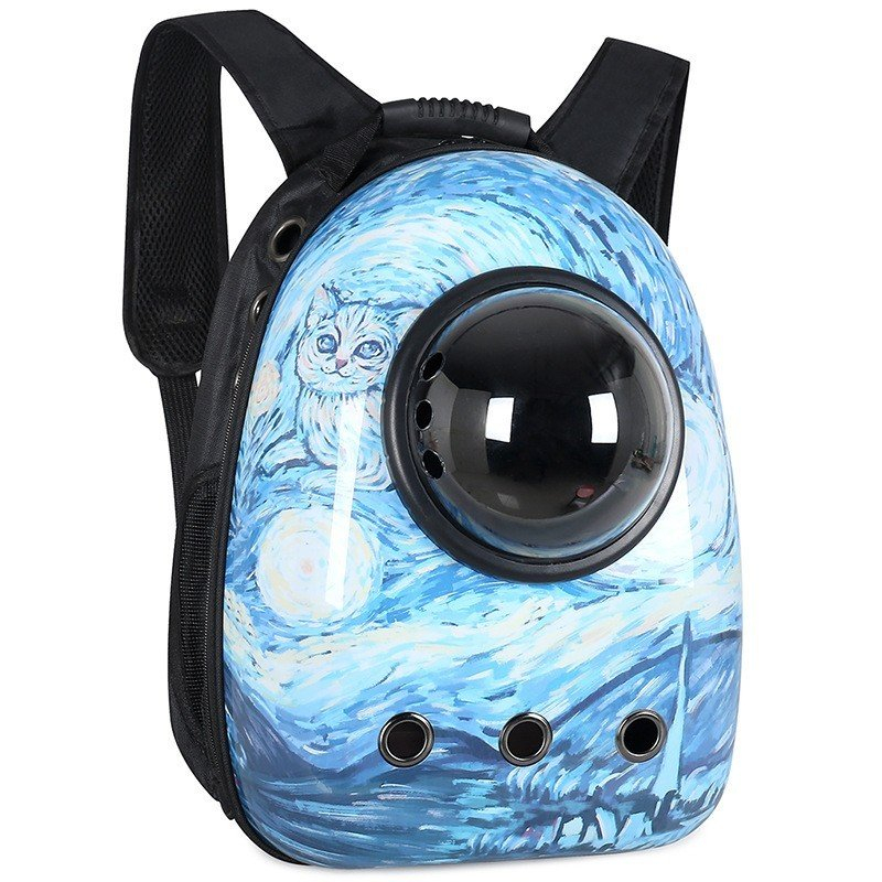 Balo phi thuyền TEHEE chất liệu nhựa dẻo in hình cho thú cưng siêu cute