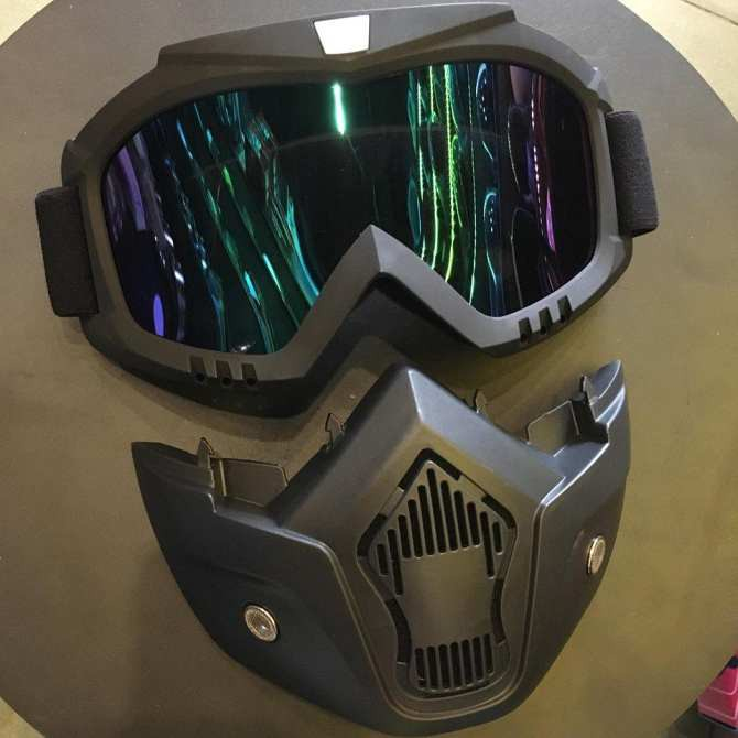 Mặt nạ bảo hộ hàn xì cơ khí chống tia sáng gây hại cho mắt đeo êm không bị mờ hơi