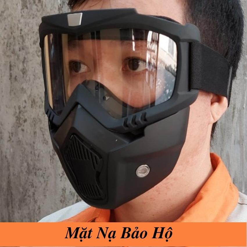 Mặt nạ bảo hộ hàn xì cơ khí chống tia sáng gây hại cho mắt đeo êm không bị mờ hơi