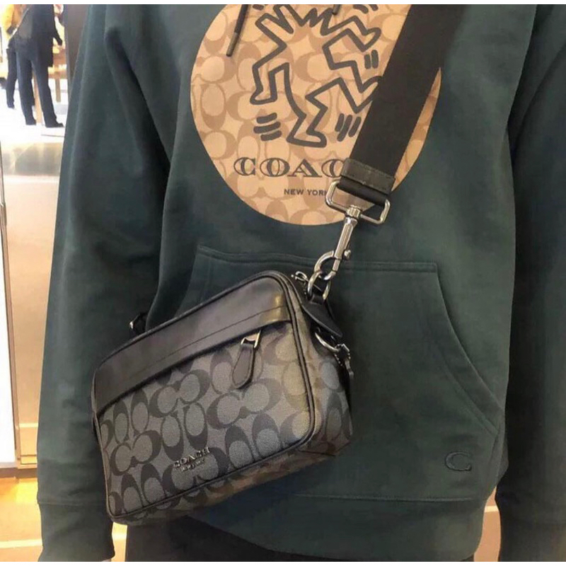 Túi đeo chéo nam nữ unisex dáng hộp Size 25 dây bảng cá tính