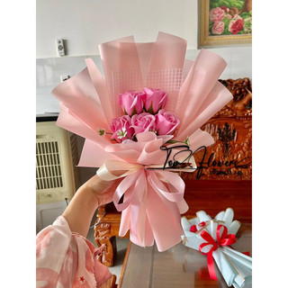 Bó Hoa Sáp 5 bông bó to cực kì sang chảnh