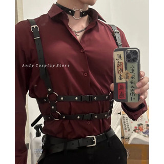 Dây lưng giả da cho nam - Harness belt dây cài 3