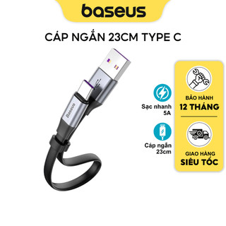 Cáp sạc nhanh baseus catmbj-bg1 type-c 5a 40w 23cm tiện lợi