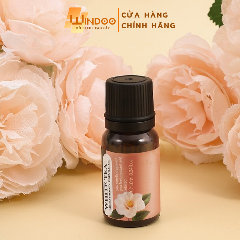Set 8 lọ tinh dầu thiên nhiên 10ml kèm hộp đựng sang trọng, tinh dầu thiên nhiên cho máy xông máy phun sương WD85