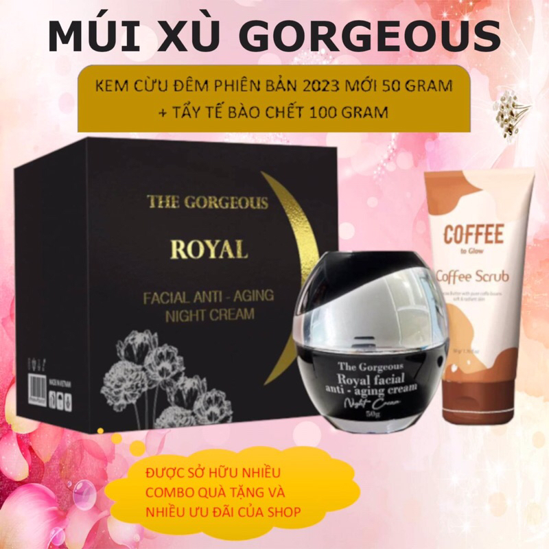Kem cừu đêm Múi Xù phiên bản 2023 mới kèm theo tuýp tẩy tế bào chết.