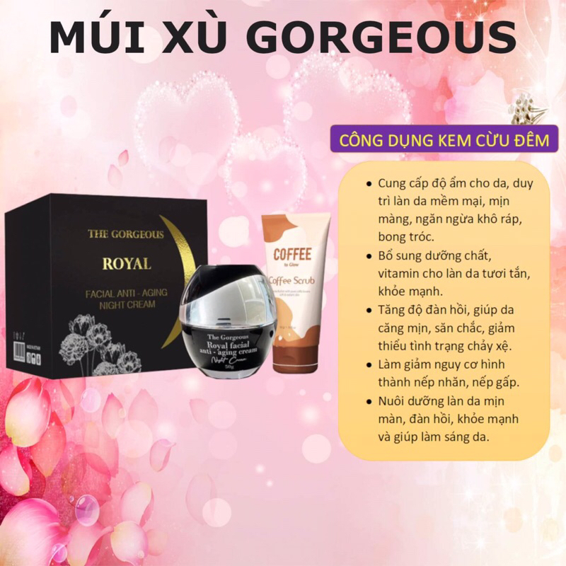 Kem cừu đêm Múi Xù phiên bản 2023 mới kèm theo tuýp tẩy tế bào chết.