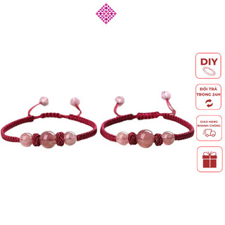 Vòng handmade 3 hạt thạch anh Ancarat