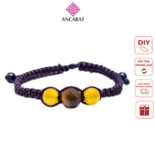 Vòng tay Handmade 3 hạt đá ngũ hành phong thuỷ - ANCARAT