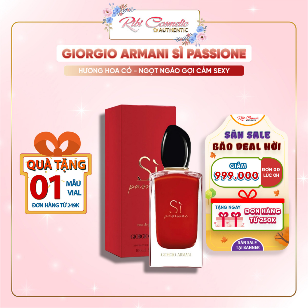 Nước Hoa Nữ Sì Đỏ Sì Passione Ngọt Ngào Gợi Cảm Sexy