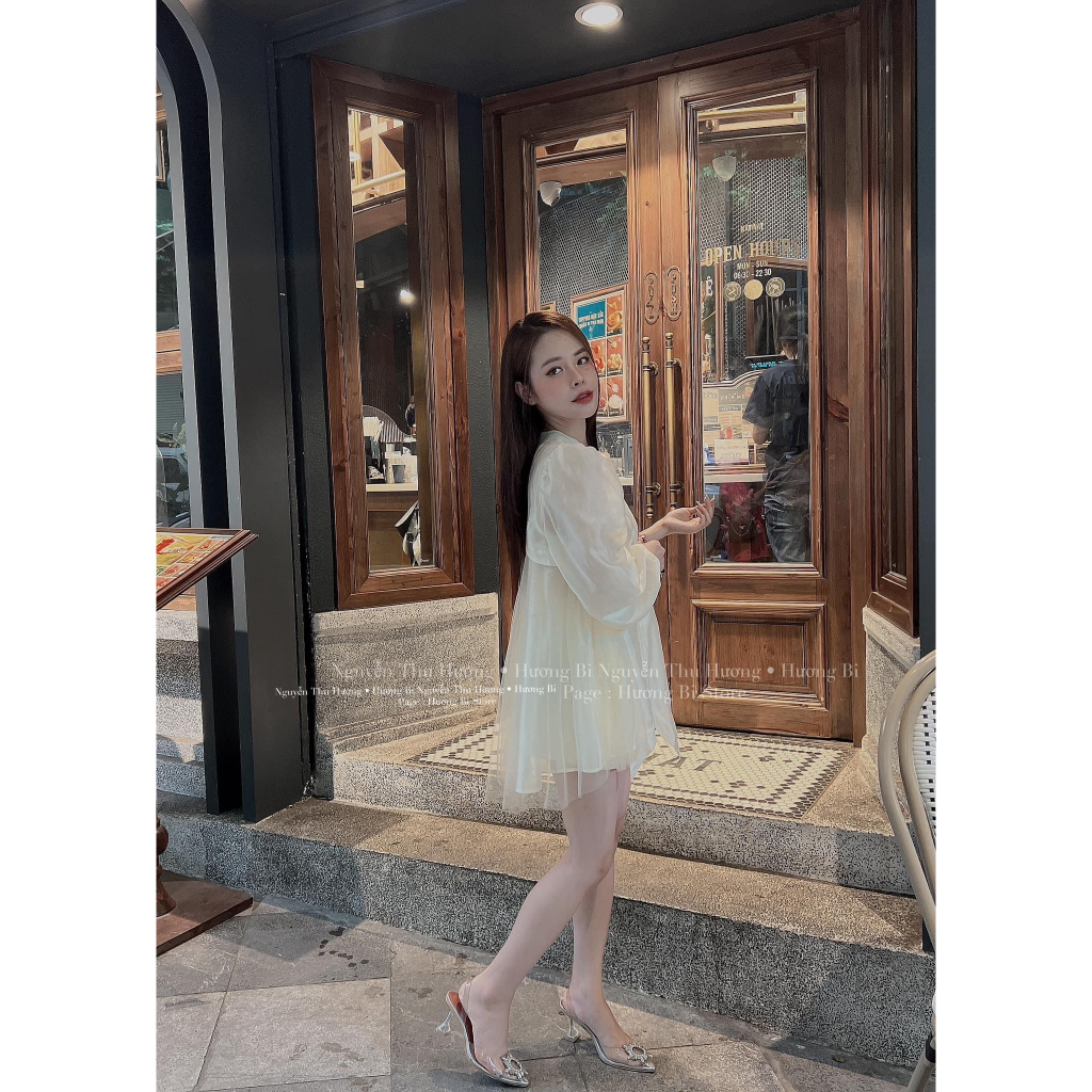 -SET TƠ BỒNG HÀNG QUẢNG CHÂU PHONG CÁCH TIỂU THƯ KÈM ẢNH THẬT