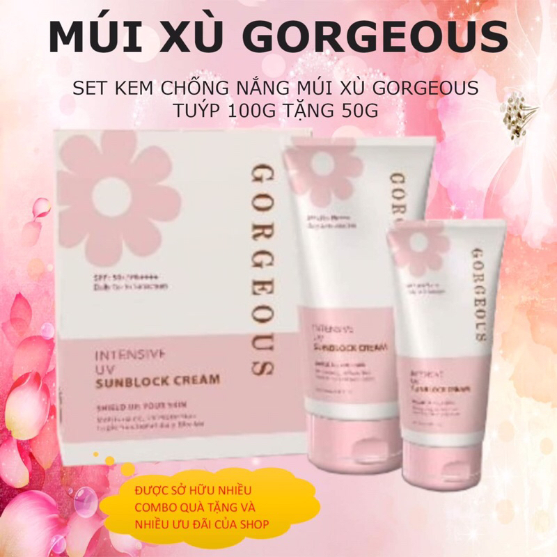 Mua Set Kem chống nắng 2 tuýp 100g và 50g Múi Xù tặng quà siêu khủng!