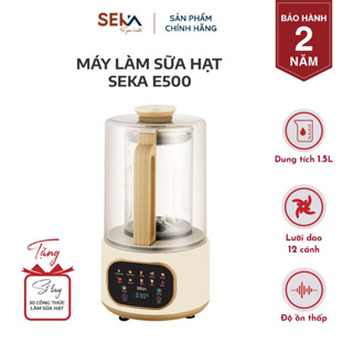 Máy Làm Sữa Hạt SEKA E500 Chống Ồn Dung Tích 1.5L, Ranbem CB12 Máy Xay Sữa Hạt 10 Chức Năng Xay Nấu Đa Năng Cho Gia Đình