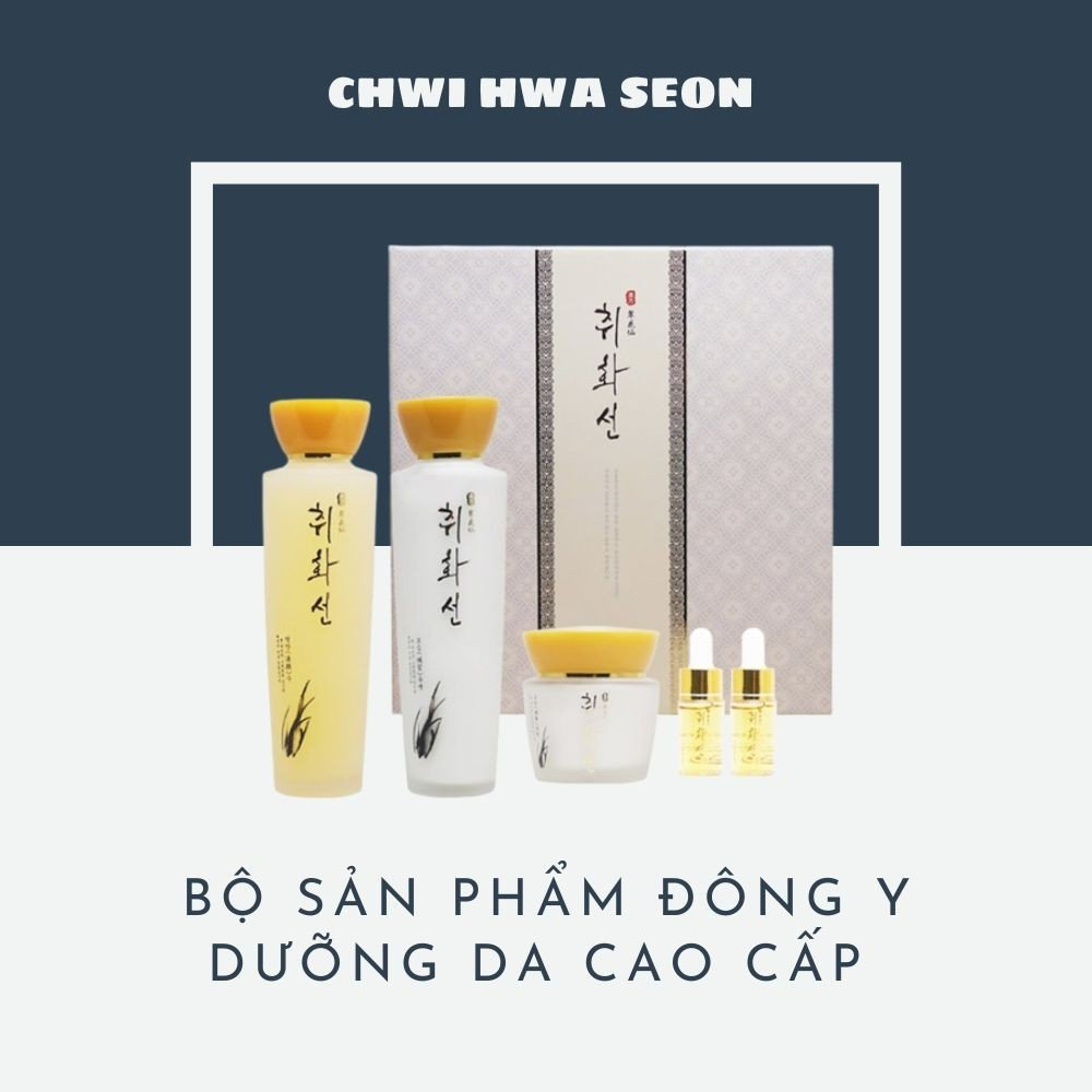 [ CHÍNH HÃNG HÀN QUÔC] Bộ Dưỡng Trắng, Phục Hồi Và Tái Tạo Da Đông Y The Rucy Chwi Hwa Seon