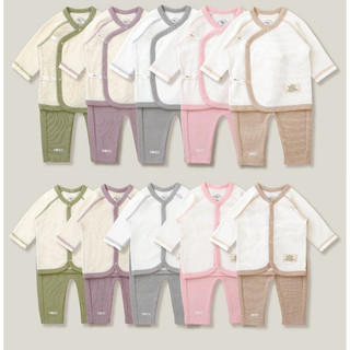 [Hrnee]BỘ DÀI nỉ lông CÀI CHÉO, cài thăng CHO BÉ (0-3m đến 6-9m)