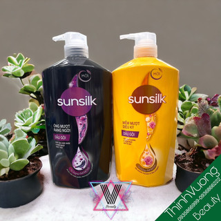 Dầu gội Sunsilk đen, Vàng 900ml Việt nam