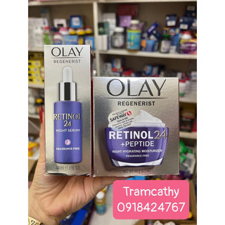 Kem OLAY retinol 24 Mỹ dưỡng da chống lão hoá dành cho ban đêm