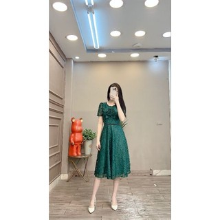 Đầm ren xòe A Monoco