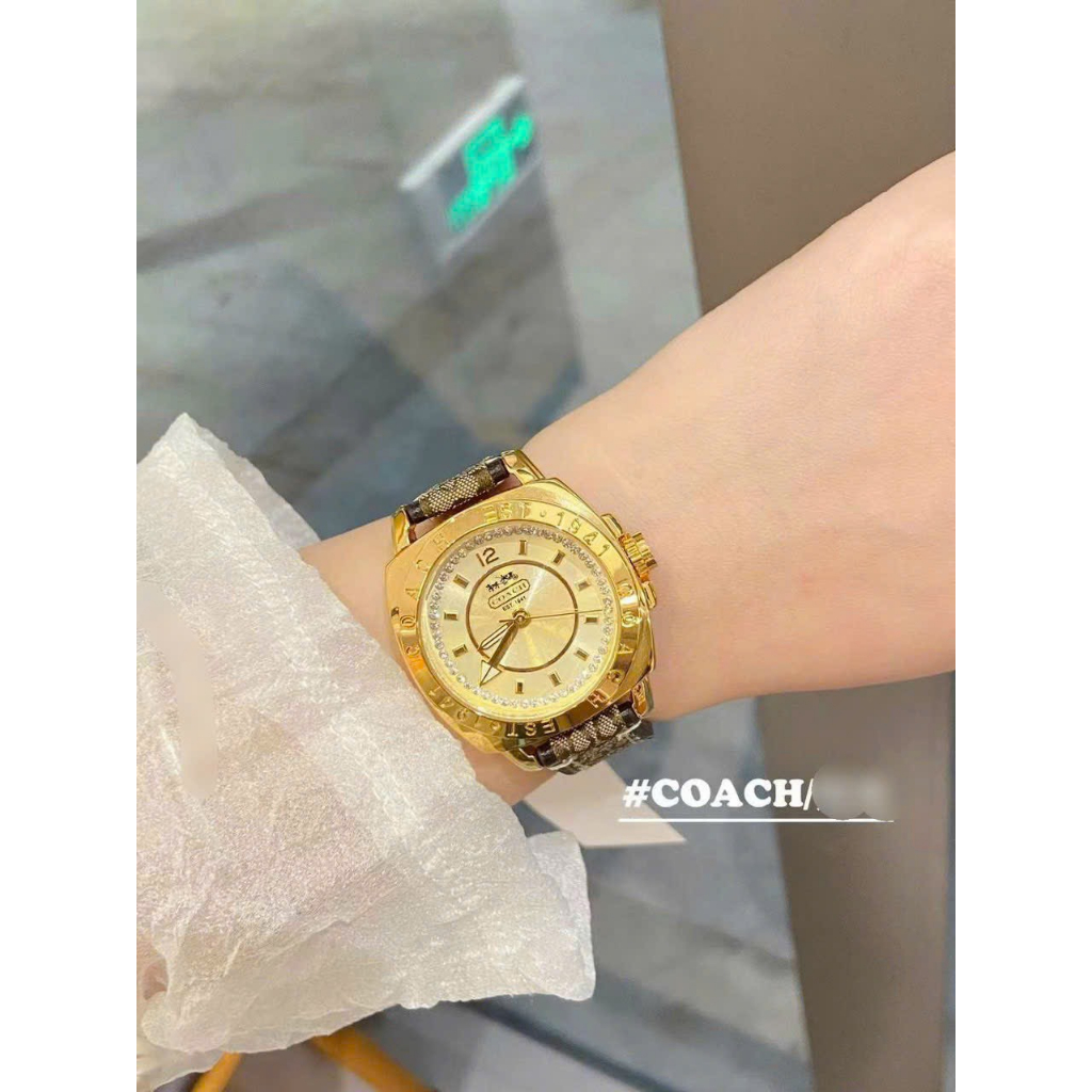 Đồng hồ nữ Coach sang chảnh size 34mm