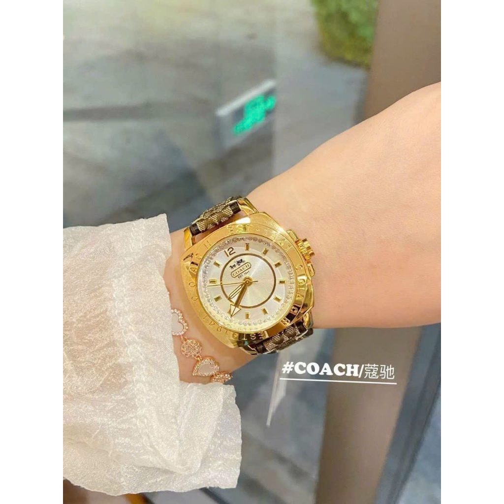 Đồng hồ nữ Coach sang chảnh size 34mm