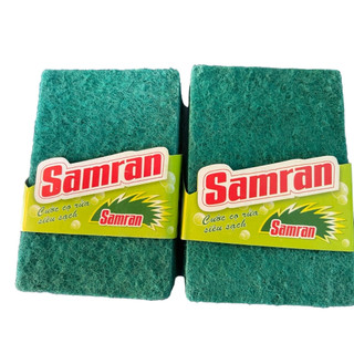 Lô 5 miếng cước xanh TB5 - Chùi chén dĩa nồi chảo