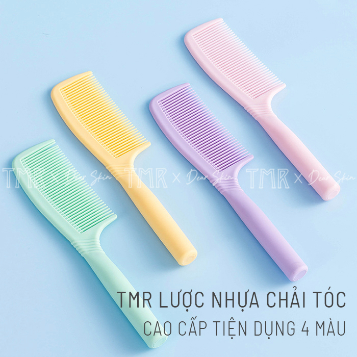 TMR Lược Nhựa Chải Tóc Dễ Thương Tiện dụng 4 Màu Hair Comb