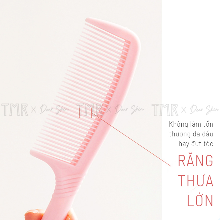 TMR Lược Nhựa Chải Tóc Dễ Thương Tiện dụng 4 Màu Hair Comb