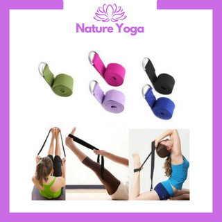 Dây đai tập yoga Nature Yoga’mat 1m83/2m5/3m2 đai không co giãn, giúp kéo căng và cố định các loại cơ bắp