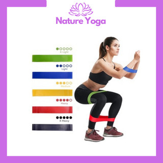 Dây kháng lực MiniBand cao su nguyên chất lực nặng 3-50Lbs
