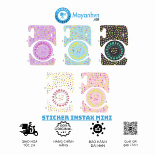 Sticker Instax Mini - Miếng Dán Thân Máy Ảnh Fujifilm Instax Mini 11- Màu Ngẫu Nhiên