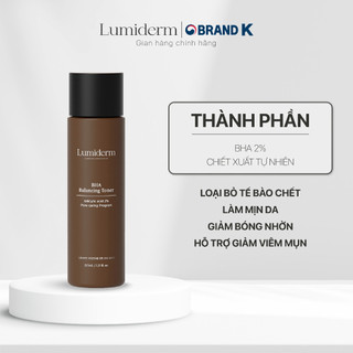 Toner Lumiderm Cân Bằng Da Làm Sạch Sâu BHA 2% Balancing Toner