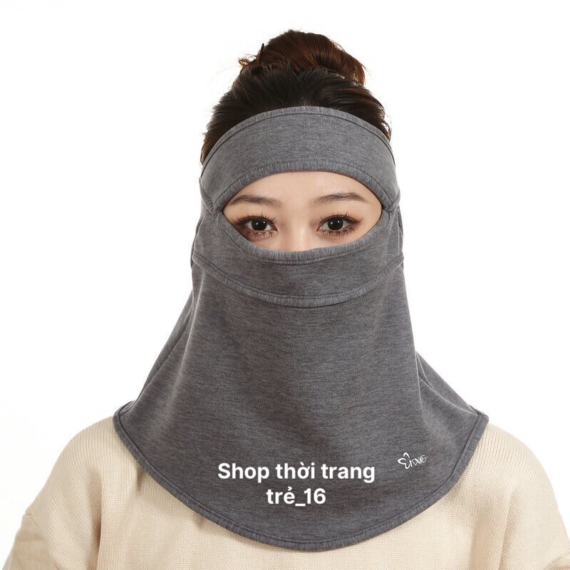 Khẩu Trang Vải Ninja Nam Nữ Che Kín Toàn Mặt , Chống Nóng Nắng - Khẩu Trang Ninja 2023