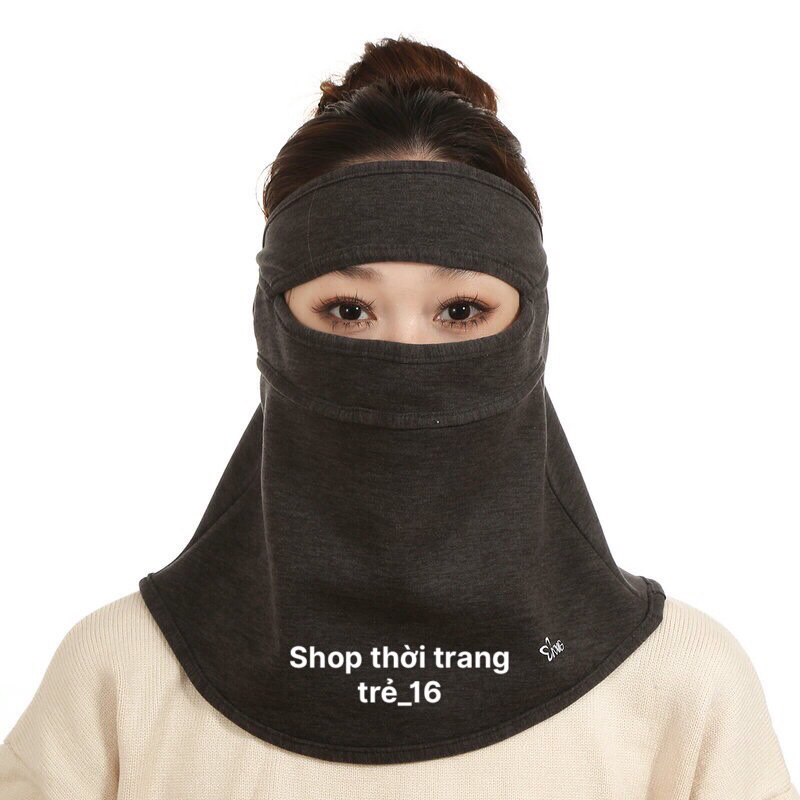 Khẩu Trang Vải Ninja Nam Nữ Che Kín Toàn Mặt , Chống Nóng Nắng - Khẩu Trang Ninja 2023