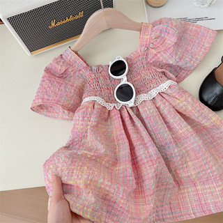 váy đầm bé gái đầm xô 100% cotton VL29 size 100-140 12-30 kg thời trang trẻ em hàng quảng châu
