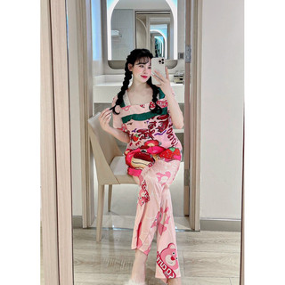 Đồ bộ pijama lụa xước