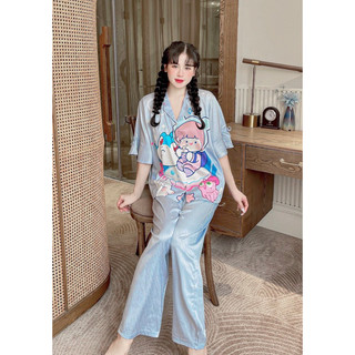 Đồ bộ pijama lụa xước