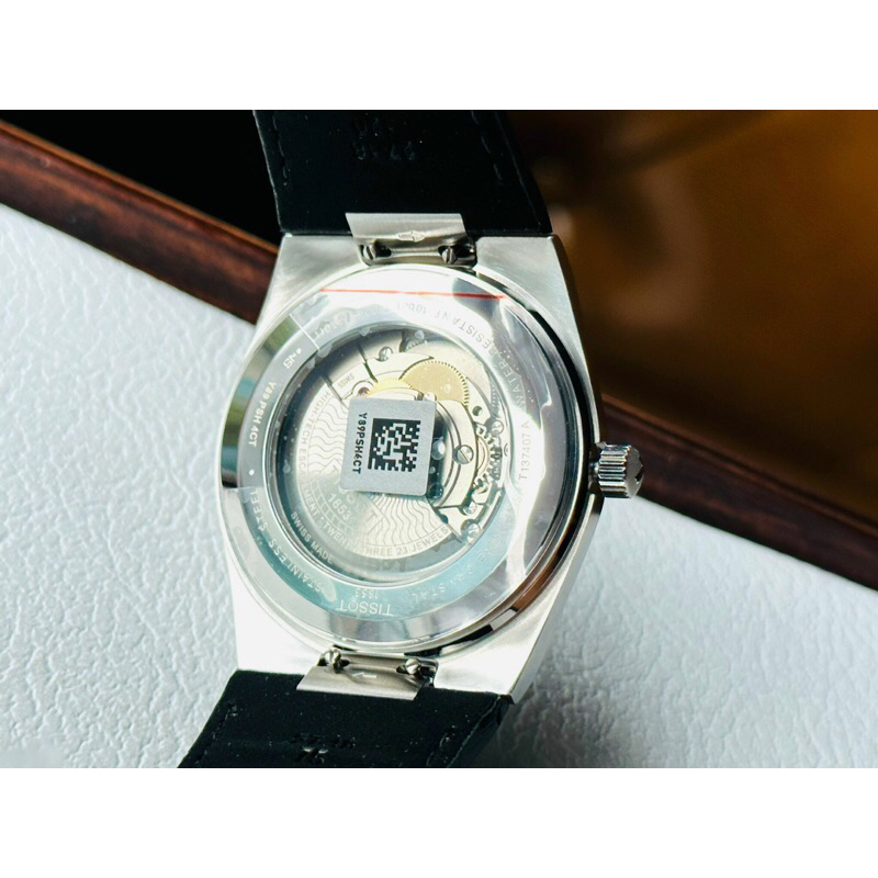 Đồng hồ nam dây da Tissot PRX Powermatic 80 T137.407.16.051.00