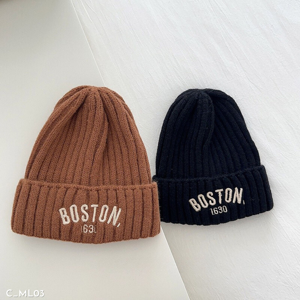 Mũ len trẻ em, mũ len cho bé trai Embes Kids 2-8 tuổi