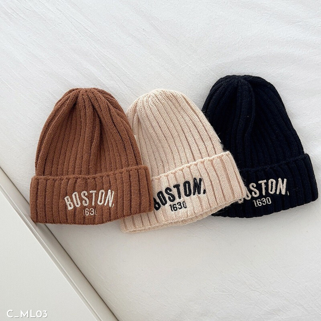 Mũ len trẻ em, mũ len cho bé trai Embes Kids 2-8 tuổi