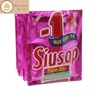 (6 dây) Nước xả vải SIUSOP 10 gói 1 dây