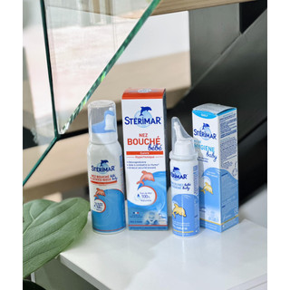 Xịt mũi Sterimar nước biển sâu xịt mũi cá heo vàng, cam Sterimar Pháp 100ml cho bé