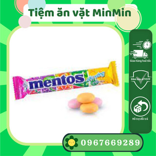 Kẹo nhai Mentos cầu vồng hương trái cây thanh 30g