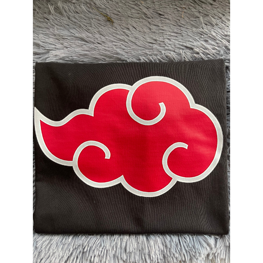 Áo thun cotton unisex HTFashion in hình Naruto Shippuden Akatsuki Cloud-9216