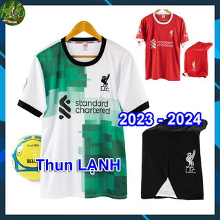 [Thun lạnh] Trang phục Thi đấu CLB Liverpool. Quần áo đá banh Ngoại hạng Anh. Chất liệu THUN LẠNH cực mát. Hàng Việt Nam