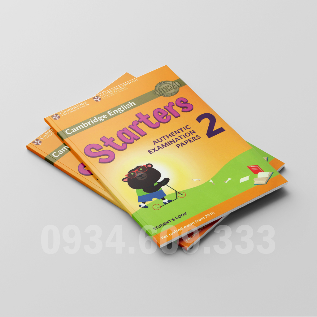 Cambridge English Starters Authentic in màu đẹp + MP3