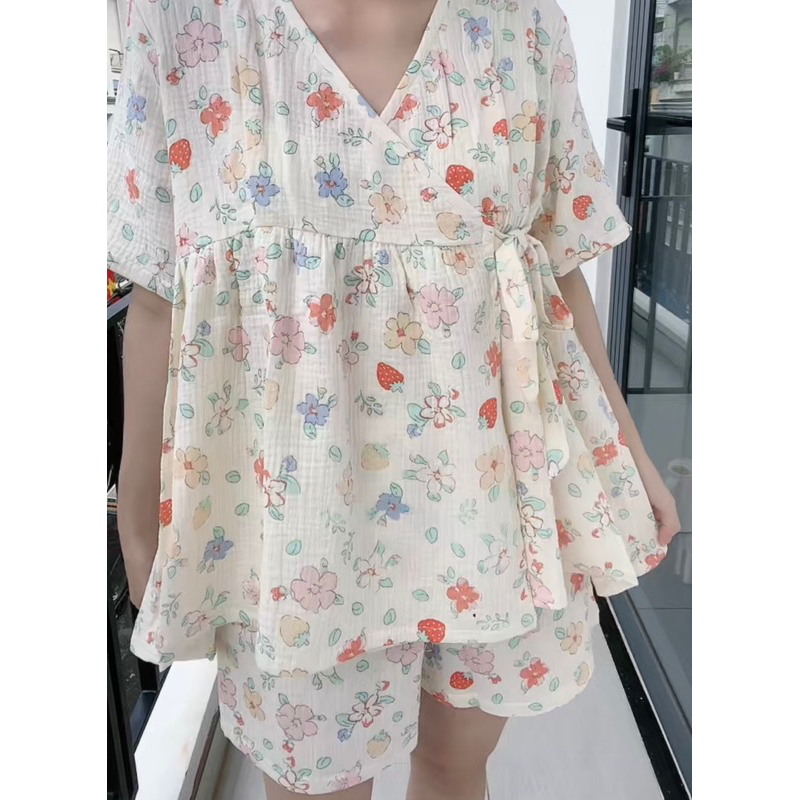 𝐚𝐬𝐡𝐞𝐱𝐢𝐧𝐜𝐡𝐚𝐨:  pyjama, bộ mặc nhà thiết kế babydoll x yukata