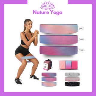 [MỚI !!! BỘ 3 DÂY] Dây kháng lực tập gym mông/đùi nhiều màu (TẶNG TÚI LƯỚI + HDSD)