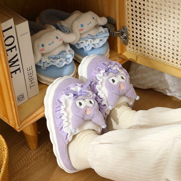 Dép đi trong nhà chống trơn trượt kuromi mã 161