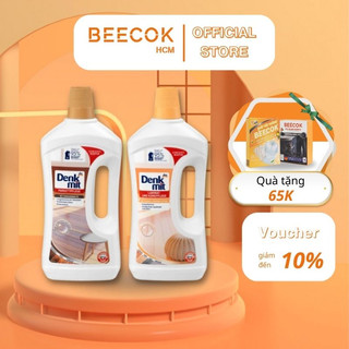 Nước lau sàn gỗ DENKMIT 1 lít giúp bảo vệ, làm sáng bóng sàn