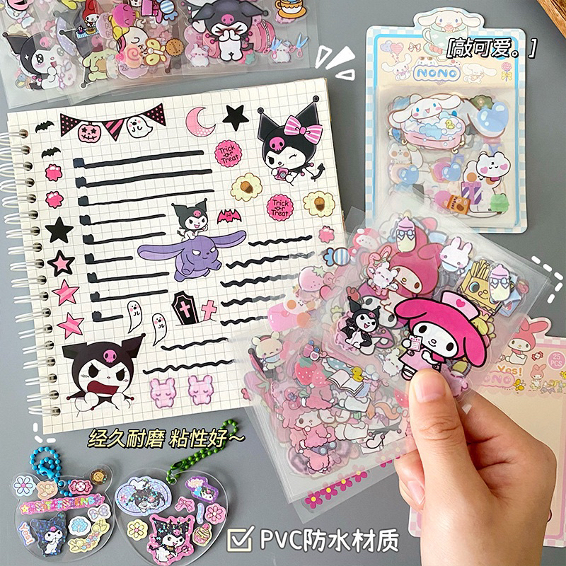 Bộ 25 Tấm Sticker Gấu Dâu , Hoạt Hình