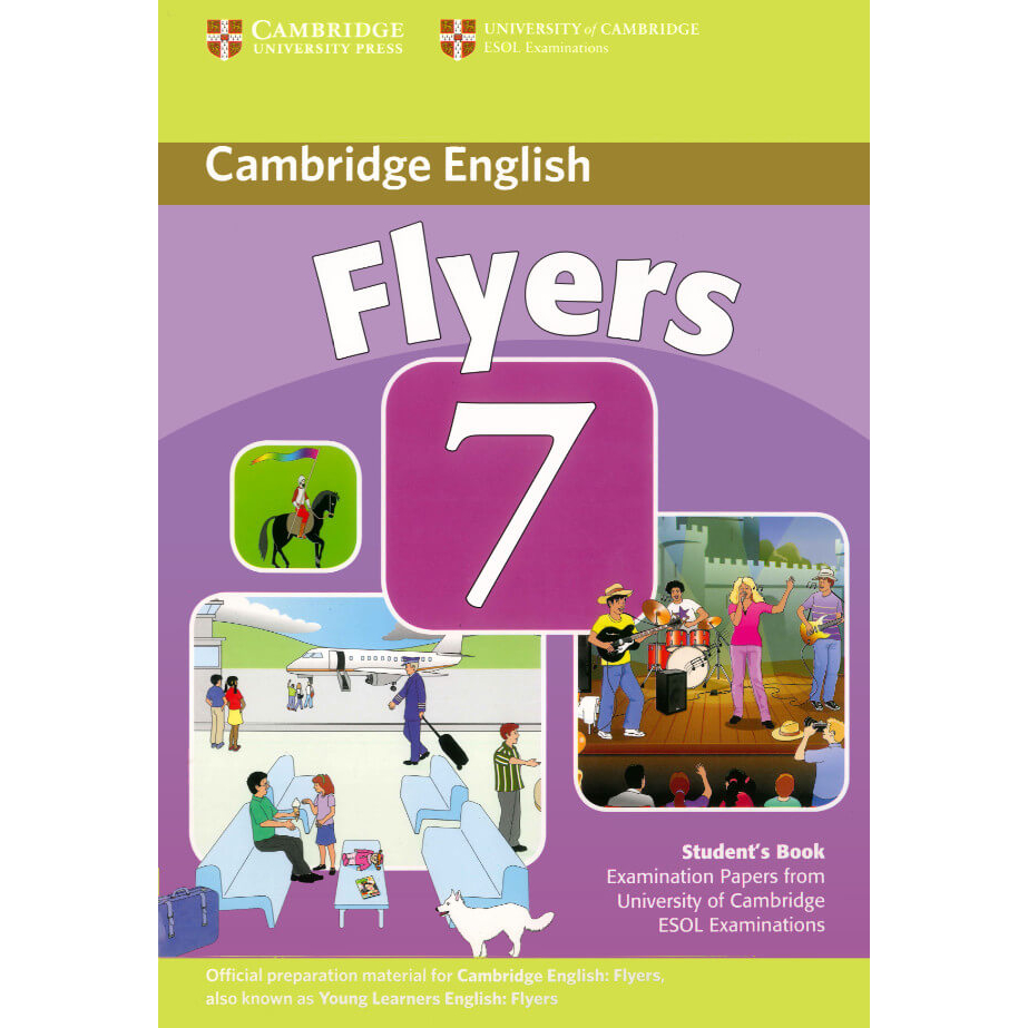 IN MÀU - Cambridge English Flyers 2017 in màu đẹp + MP3 - Khổ A4